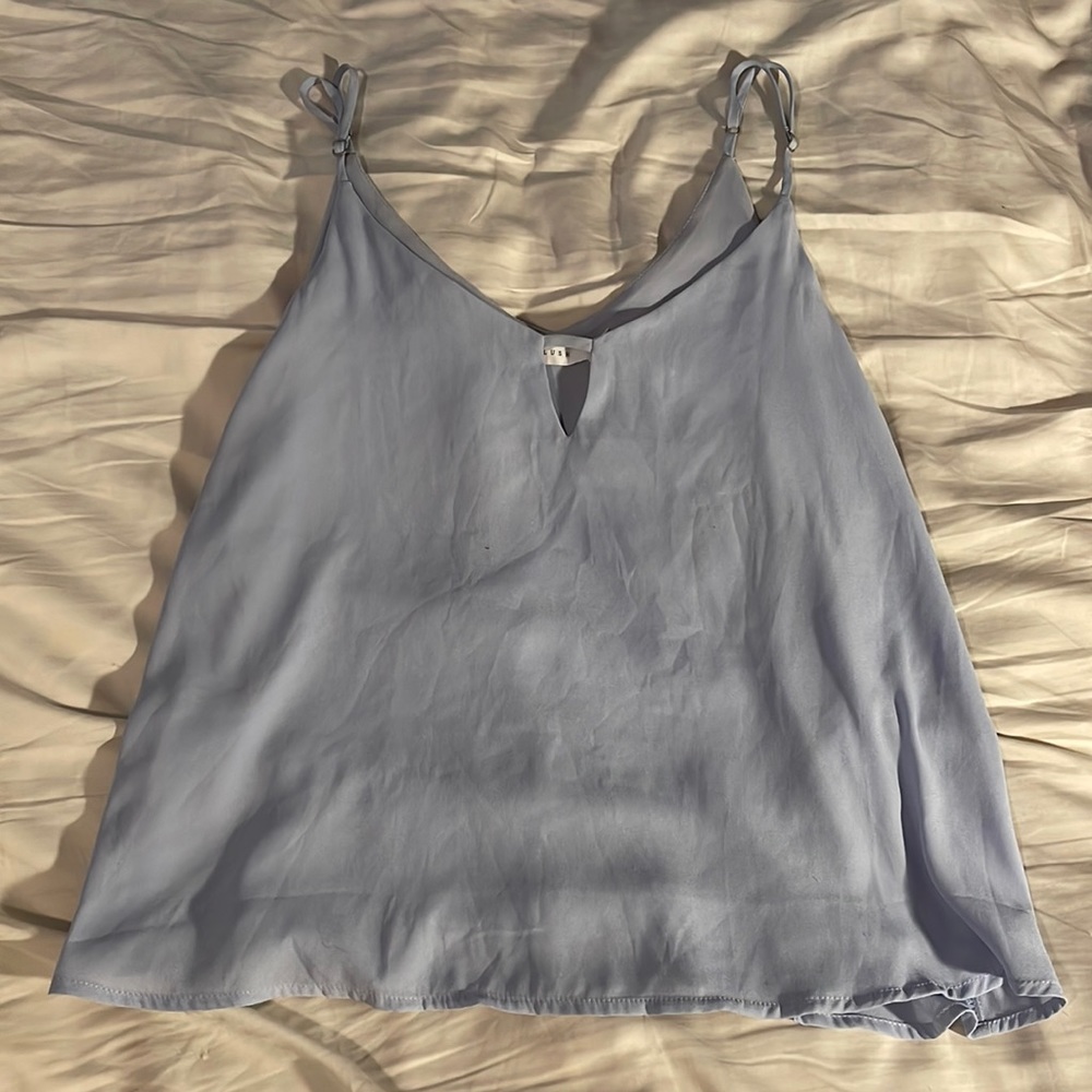 Blue tank top